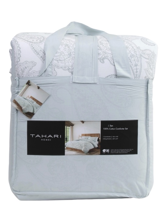 Tahari Other - TAHARI Paisley Cotton Comforter Set